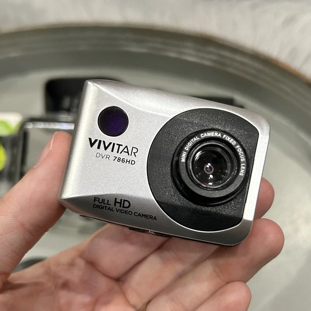 Vivitar DVR 786HD Full HD Action Camcorder‎ w/ Waterproof Case-Bundle-Tested